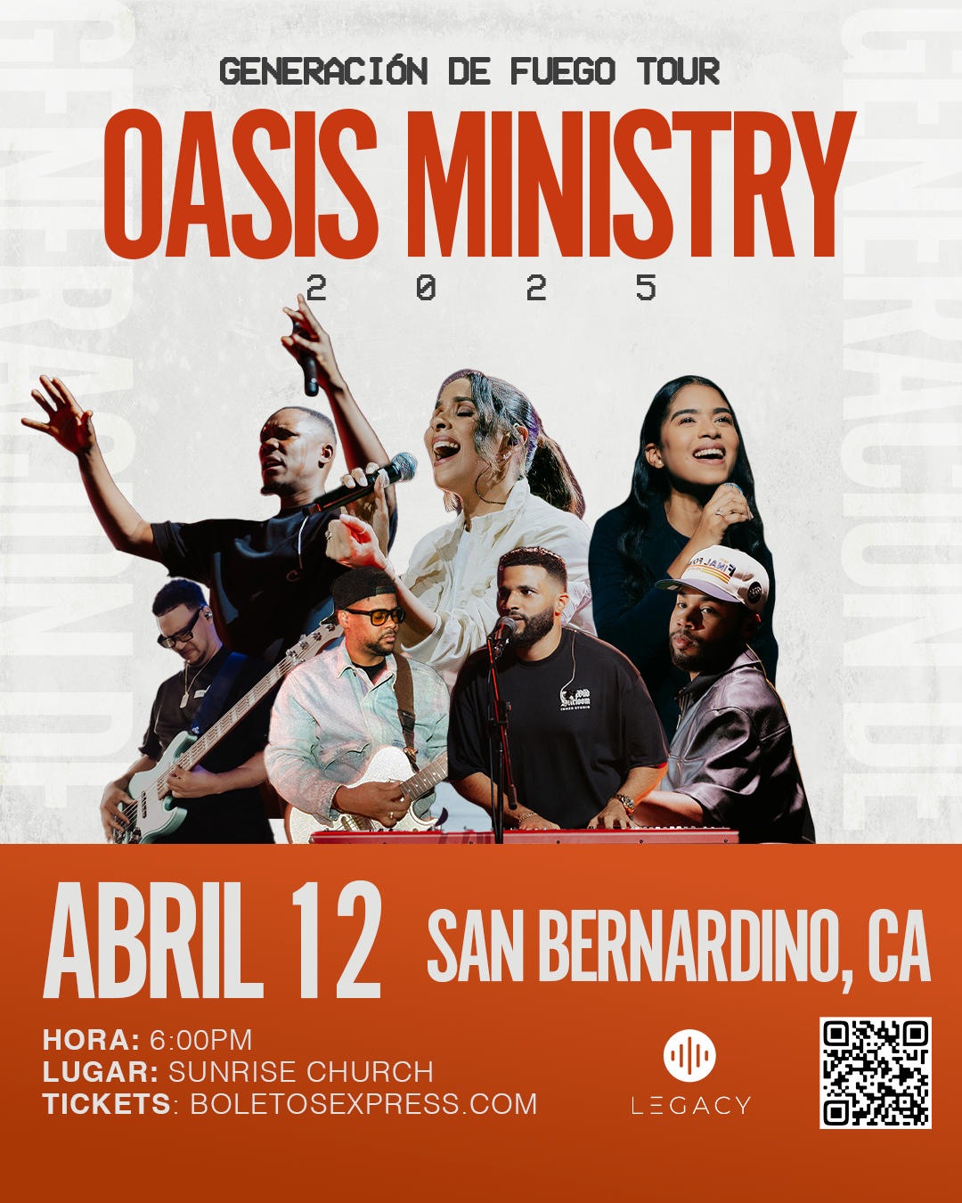 Oasis Ministry Tickets BoletosExpress