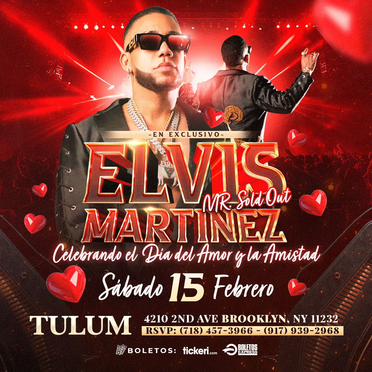 ELVIS MARTINEZ - En Exclusivo TULUM, Brooklyn