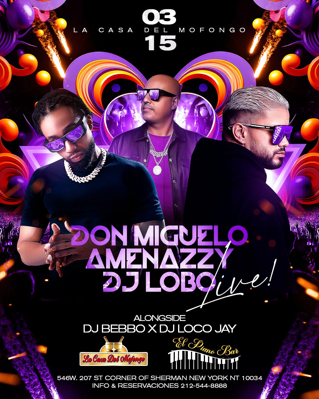 Buy tickets for ESTA MISMA NOCHE AMENAZZY & DON MIGUELO ESTA MISMA NOCHE AMENAZZY & DON MIGUELO