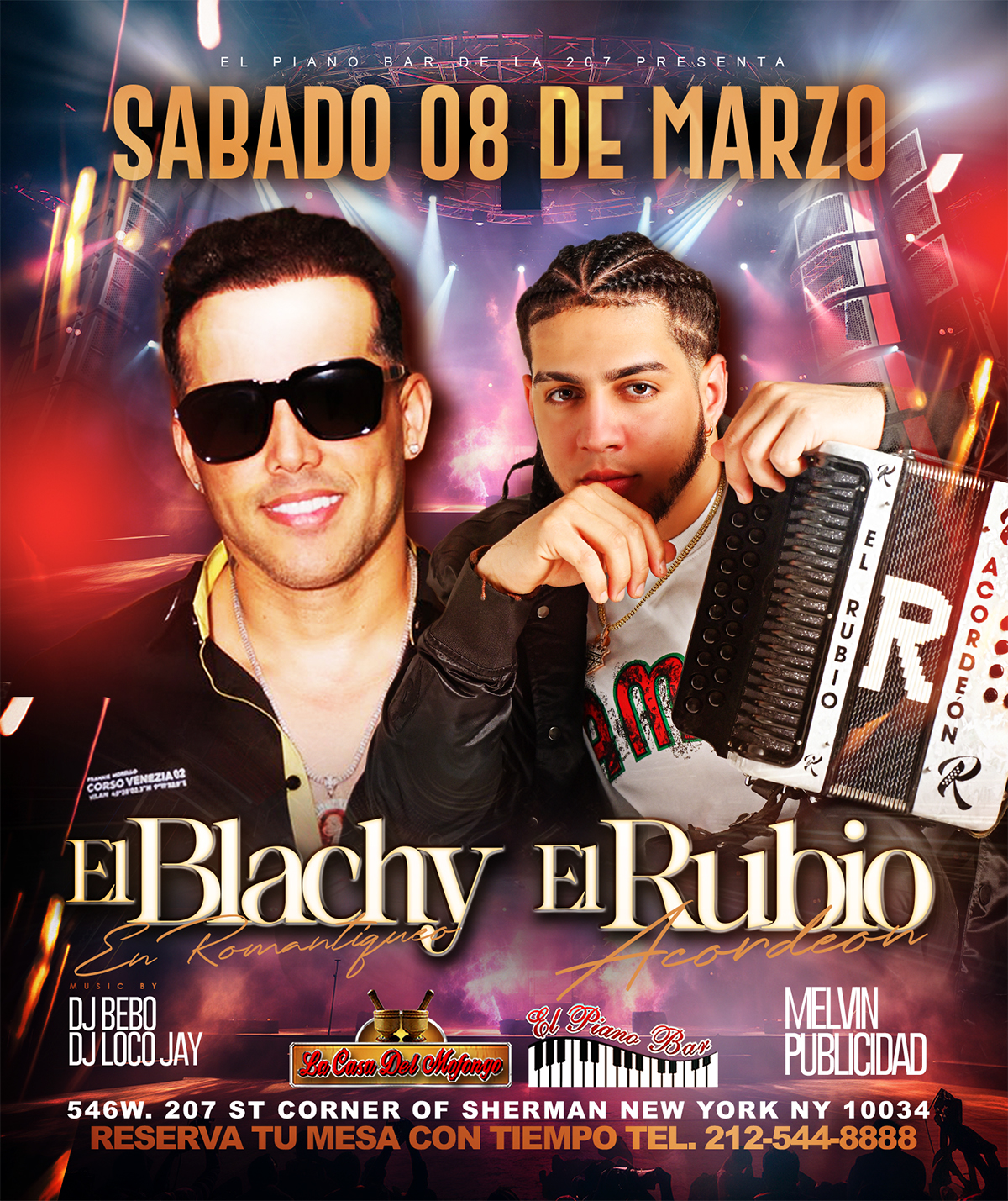 Buy tickets for EL BLACHY & EL RUBIO ACORDEÓN LA MEJOR COMBINACION TIPICA DEL MOMENTO EL BLACHY & EL RUBIO ACORDEÓN LA MEJOR COMBINACION TIPICA DEL MOMENTO