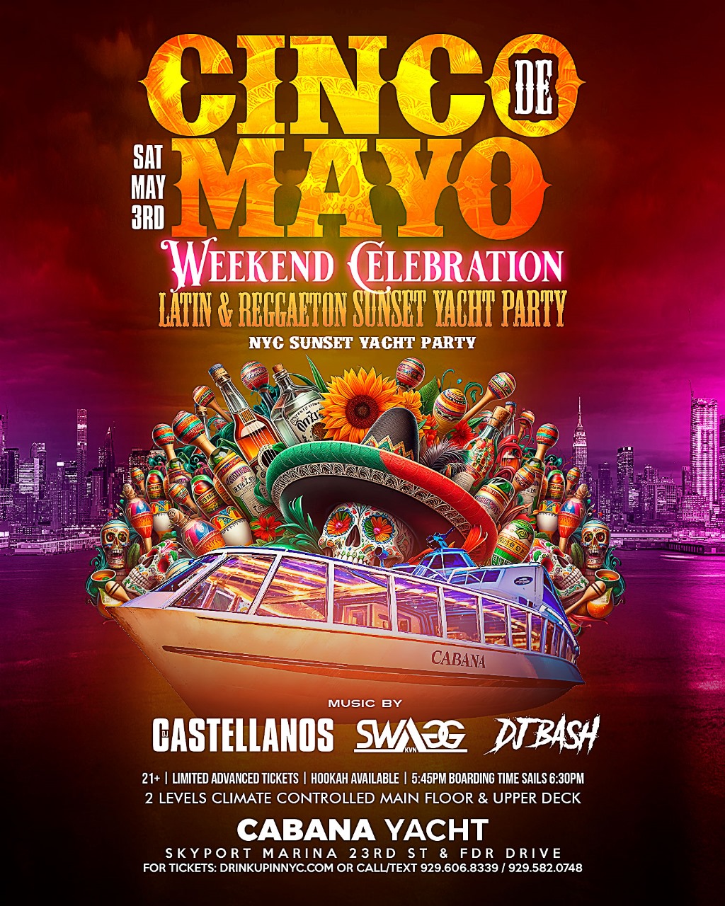CINCO DE MAYO  : CLUB IN DA WATER