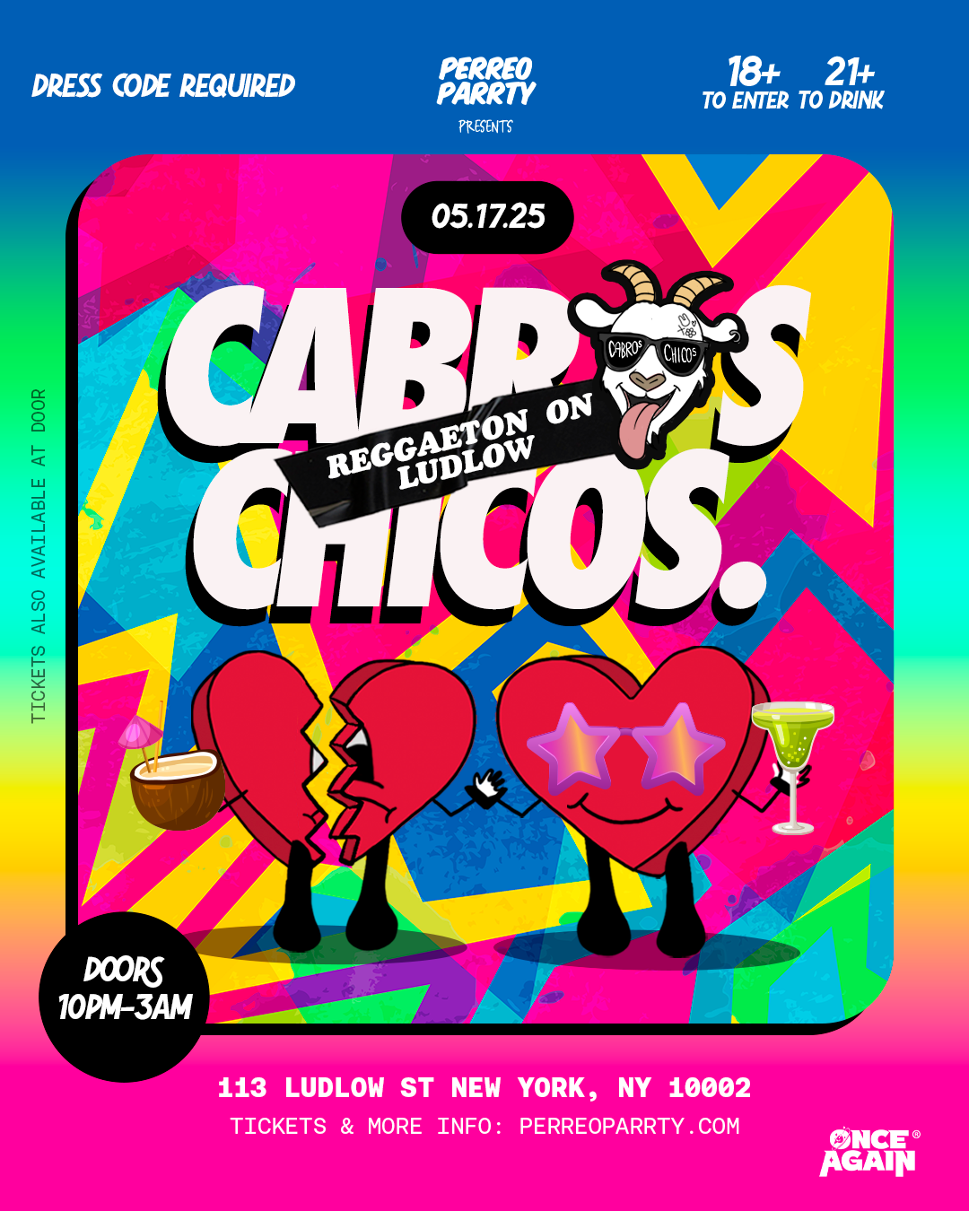 Reggaeton on Ludlow at Mehanata Cabros Chicos Latin Dance Party NYC - 18+