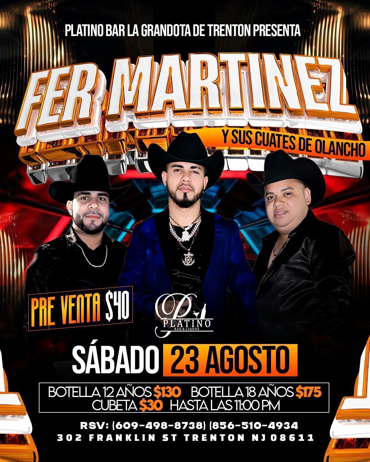 Buy tickets for FER MARTINEZ FER MARTINEZ