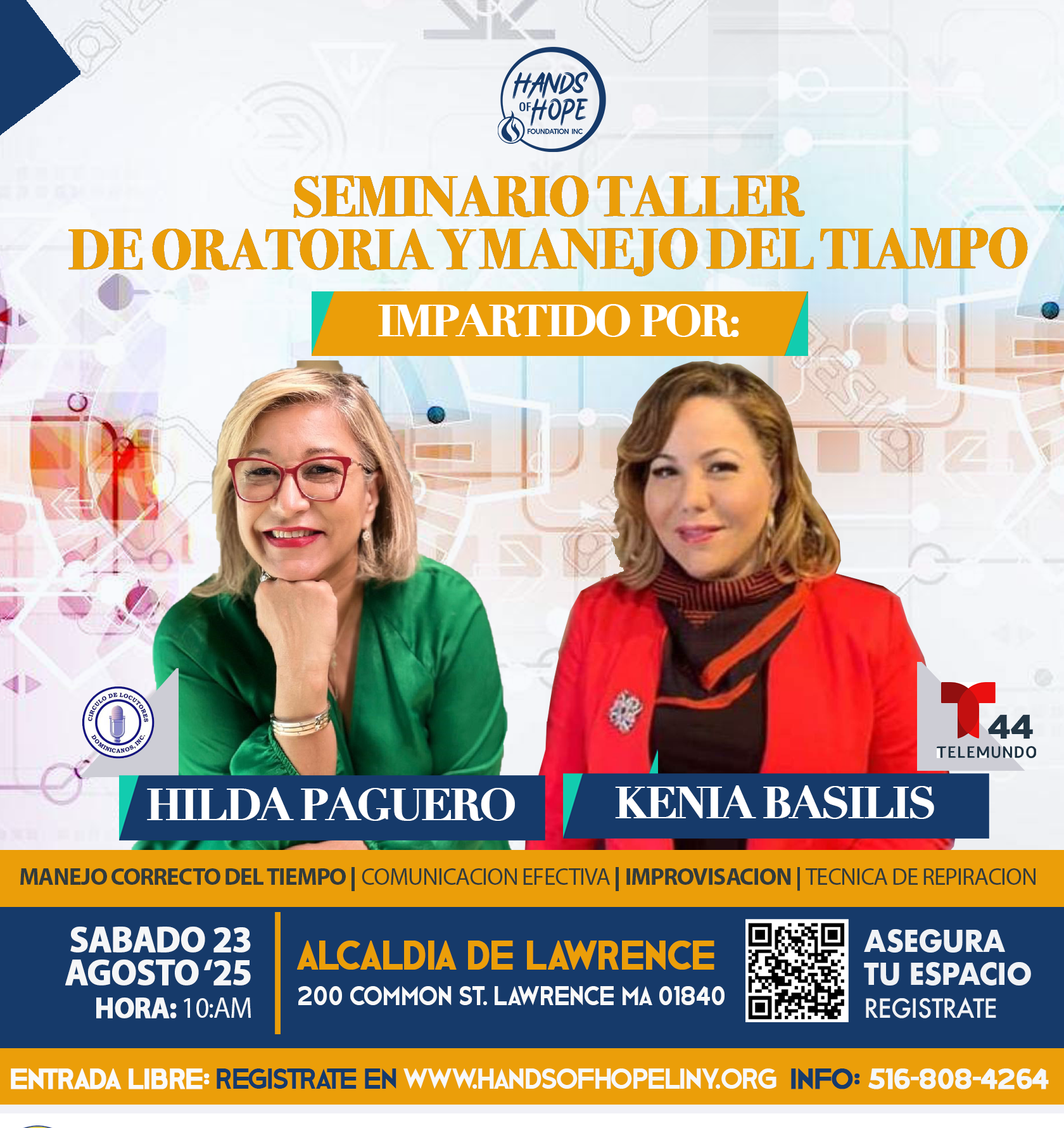 Buy tickets for Seminario de Oratoria y Manejo del Tiempo Lawrence MA Seminario de Oratoria y Manejo del Tiempo Lawrence MA