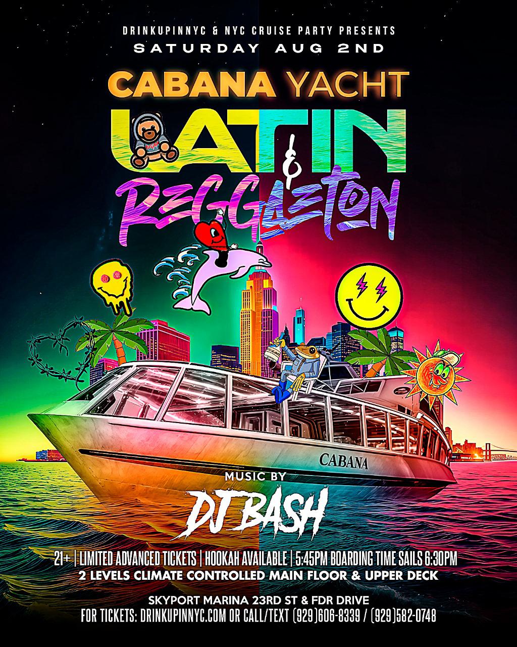 Buy tickets for REGGAETON CRUISE PARTY : SUNSET CRUISE PARTY REGGAETON CRUISE PARTY : SUNSET CRUISE PARTY
