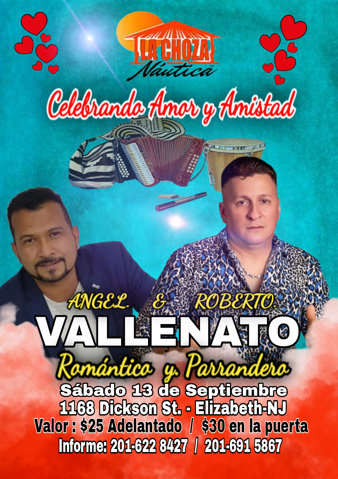 ANGEL & ROBERTO VALLENATO ROMANTICO Y PARRANDERO