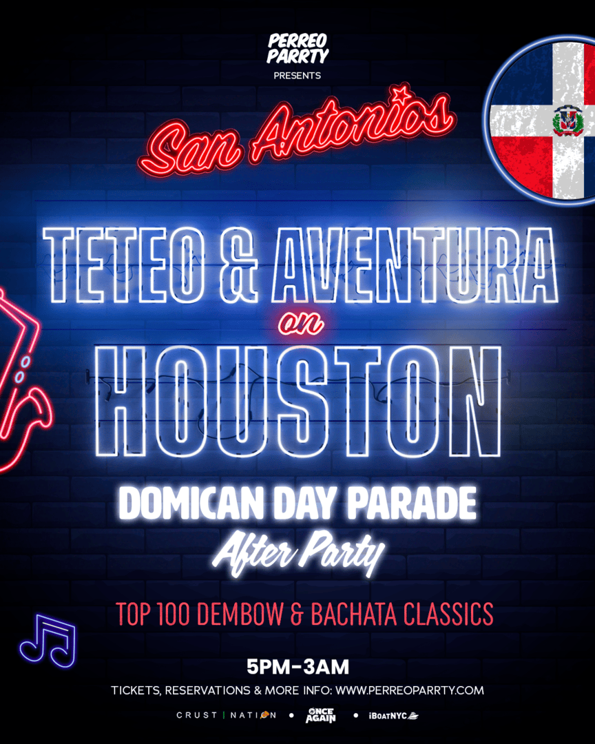 Teteo & Aventura on Houston: Dominican parade after party