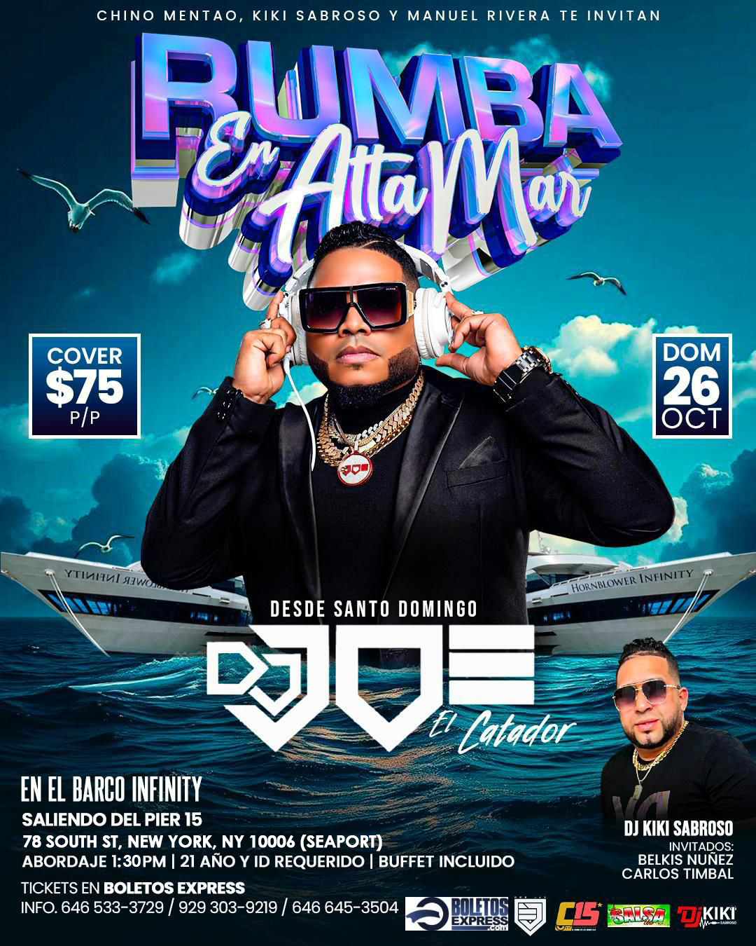 Buy tickets for DJ JOE EL CATADOR & DJ KIKI SABROSO DJ JOE EL CATADOR & DJ KIKI SABROSO