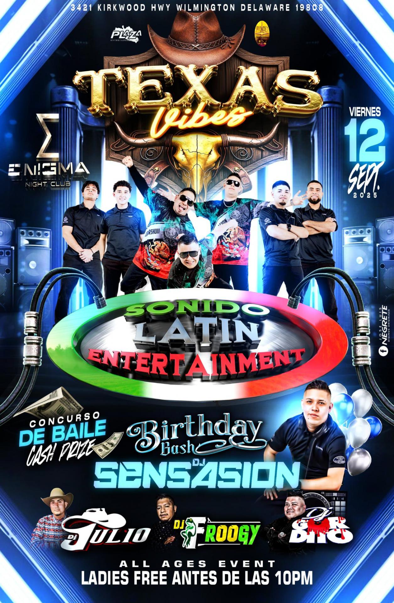 SONIDO LATIN ENTERTAINMENT | DJ JULIO -  DJ FROOGY - DJ GORDO