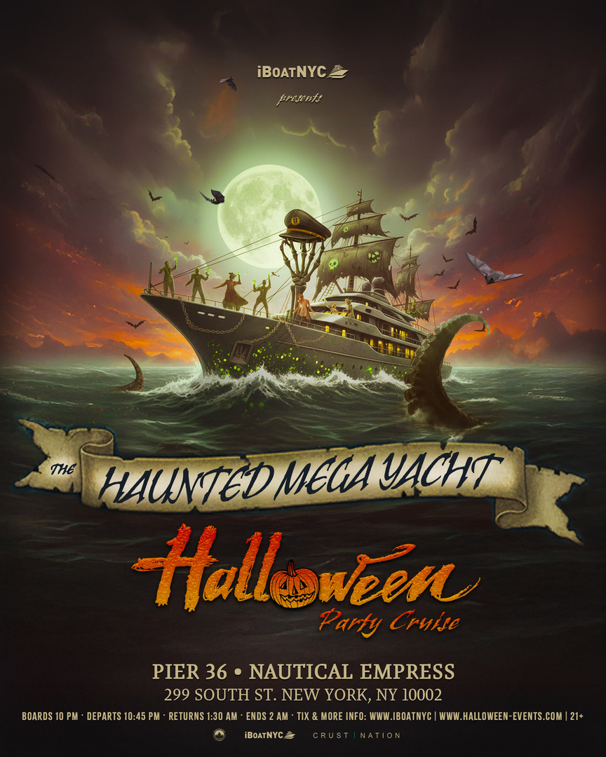 Buy tickets for THE HAUNTED MEGA YACHT | Multi-Level Annual HALLOWEEN Party Cruise THE HAUNTED MEGA YACHT | Multi-Level Annual HALLOWEEN Party Cruise