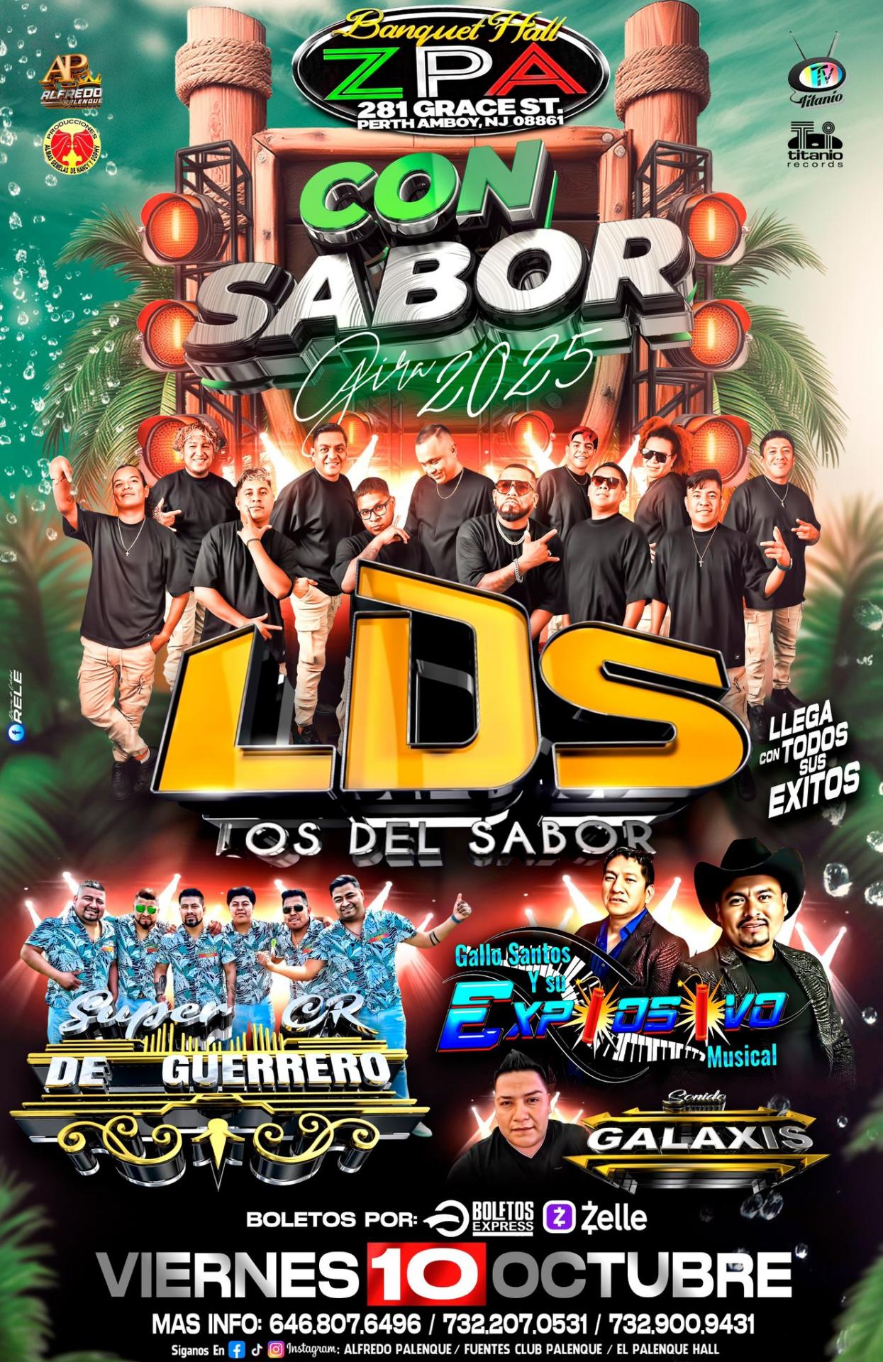 LDS LOS DEL SABOR | SUPER CR DE GUERRERO | & GALLO SANTOS Y SU ...