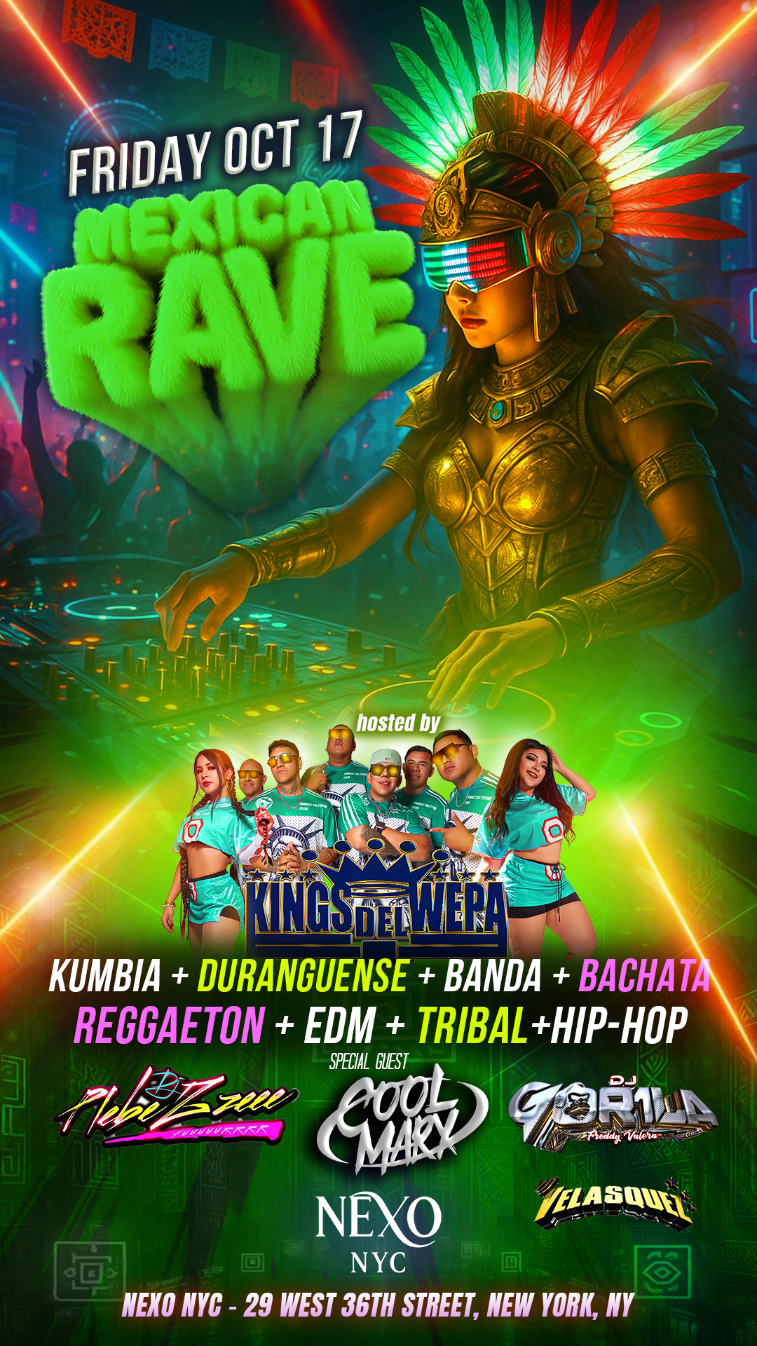 mexican rave hosted by kings del wepa
