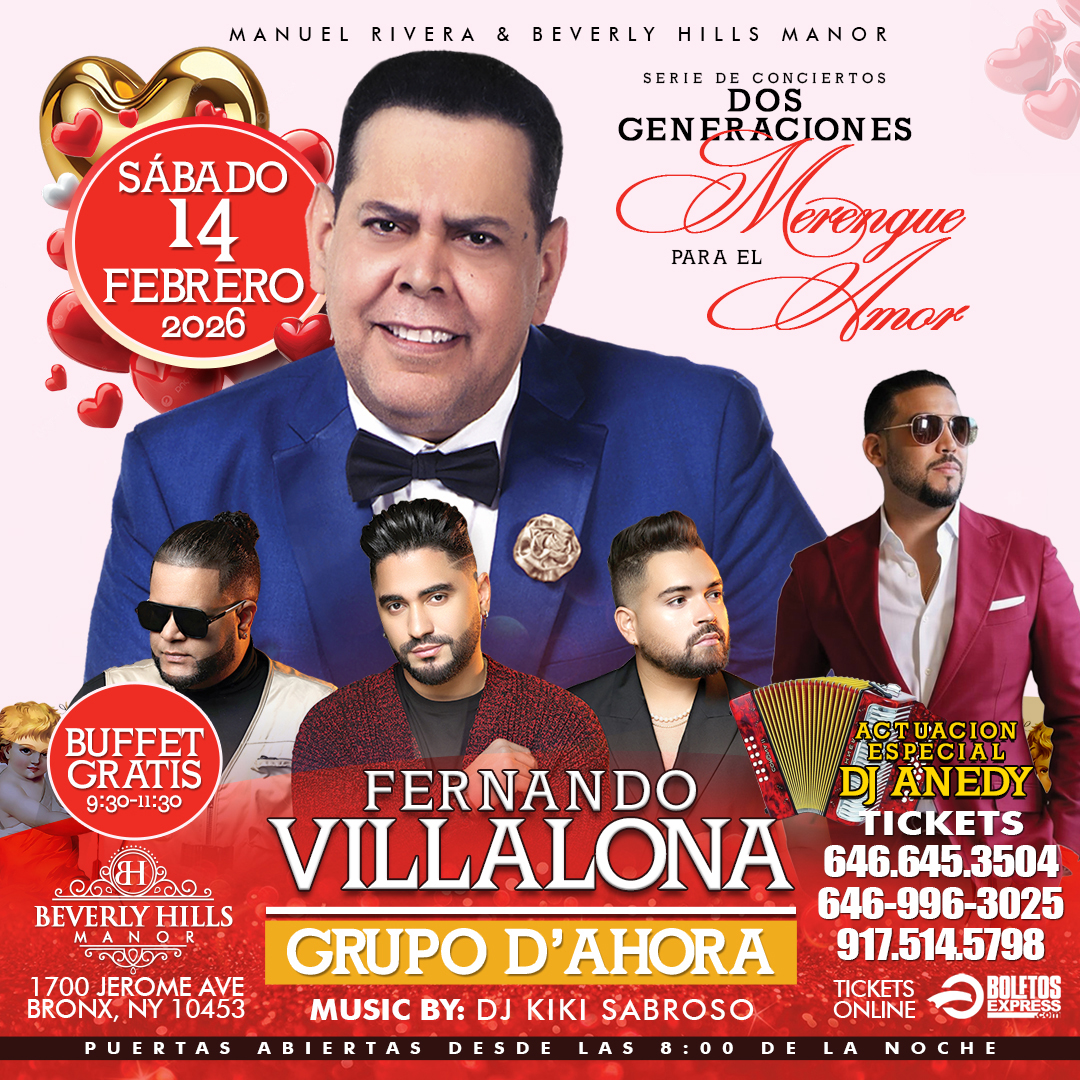 Buy tickets for Fernando Villalona & Grupo D'Ahora - Merengue para el Amor Fernando Villalona & Grupo D'Ahora - Merengue para el Amor