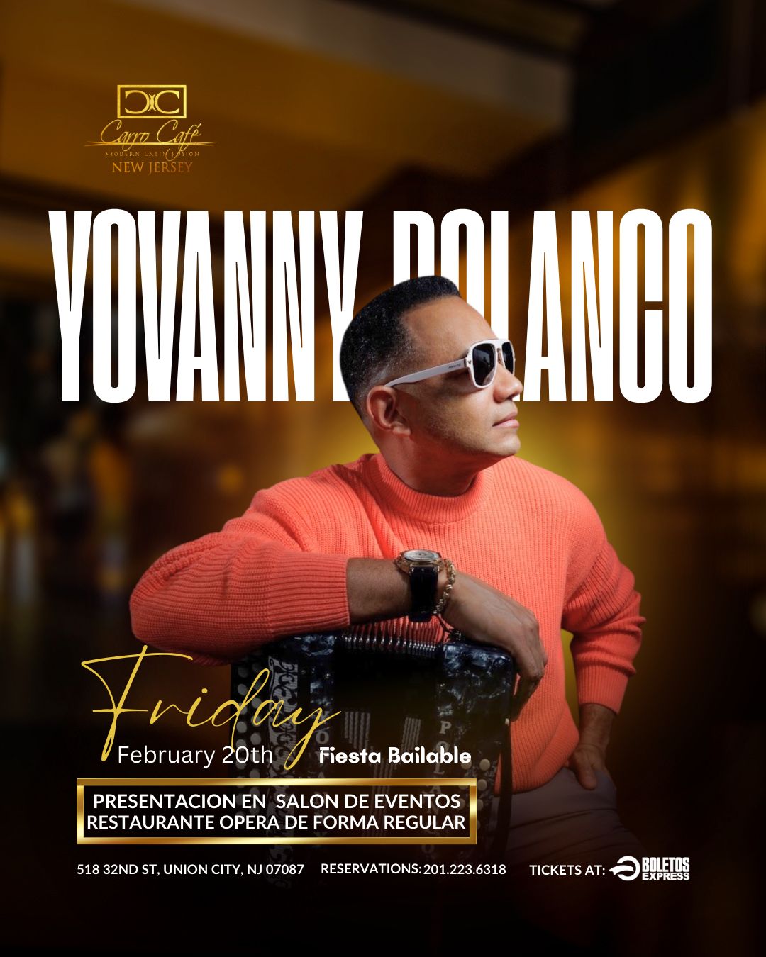 YOVANNY POLANCO | ENTRADAS GENERALES