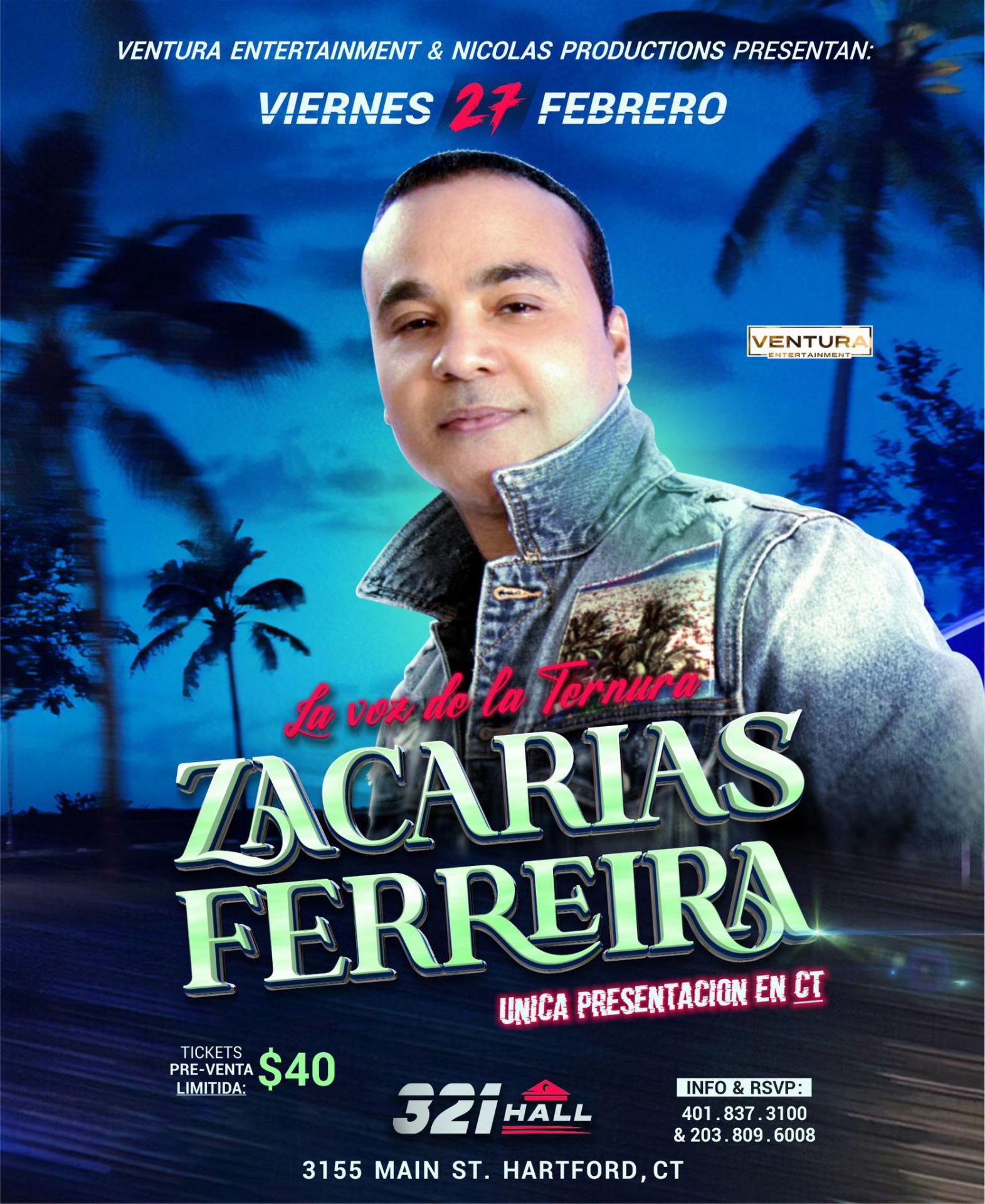 Buy tickets for ZACARIAS FERREIRA ZACARIAS FERREIRA