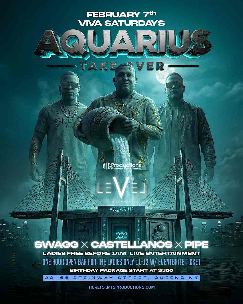 Aquarius Take Over – Viva Saturdays at Level Astoria