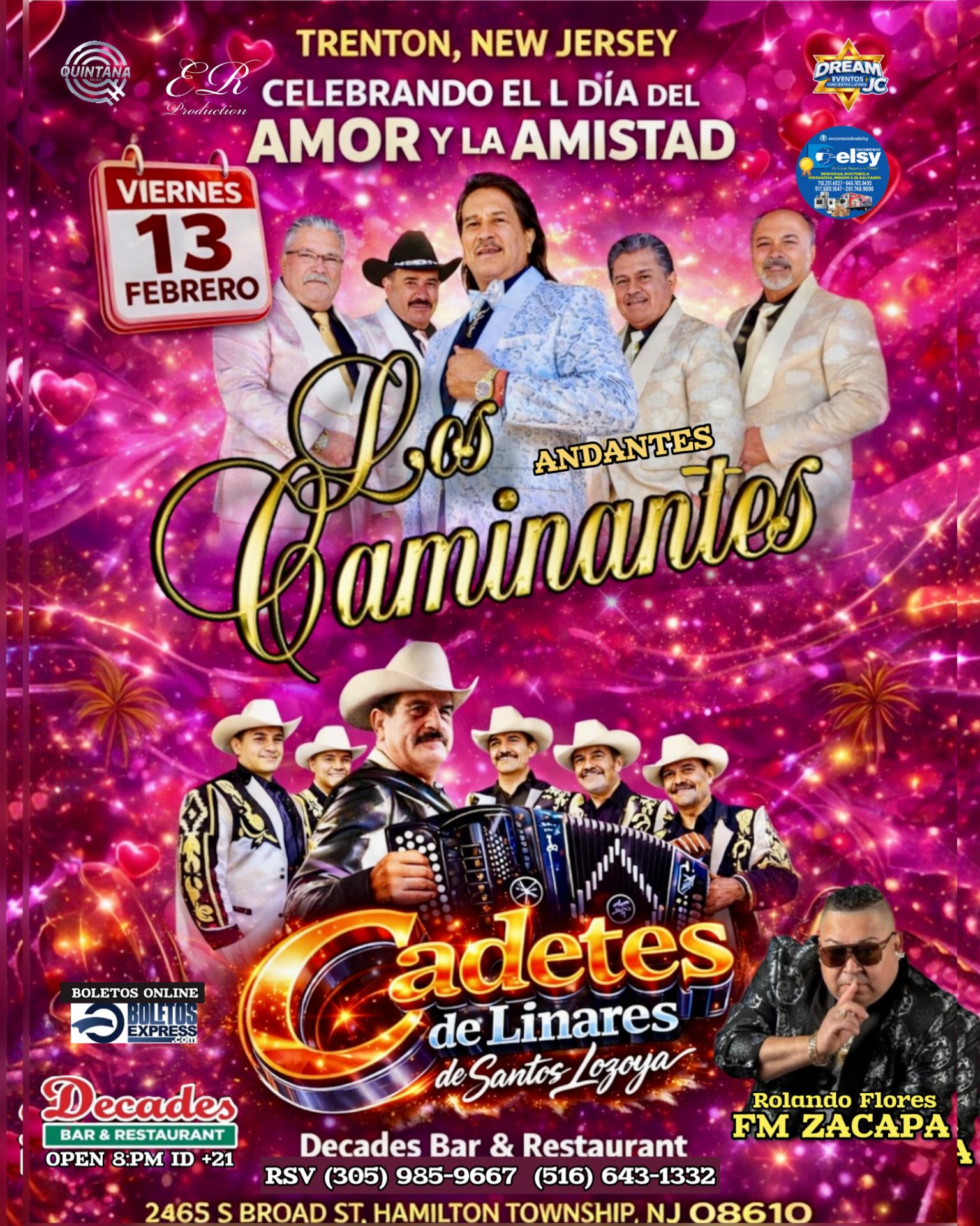 Los Caminantes 🎥andantes /  Cadetes de Linares / Trenton NJ / Viernes 13 Febrero