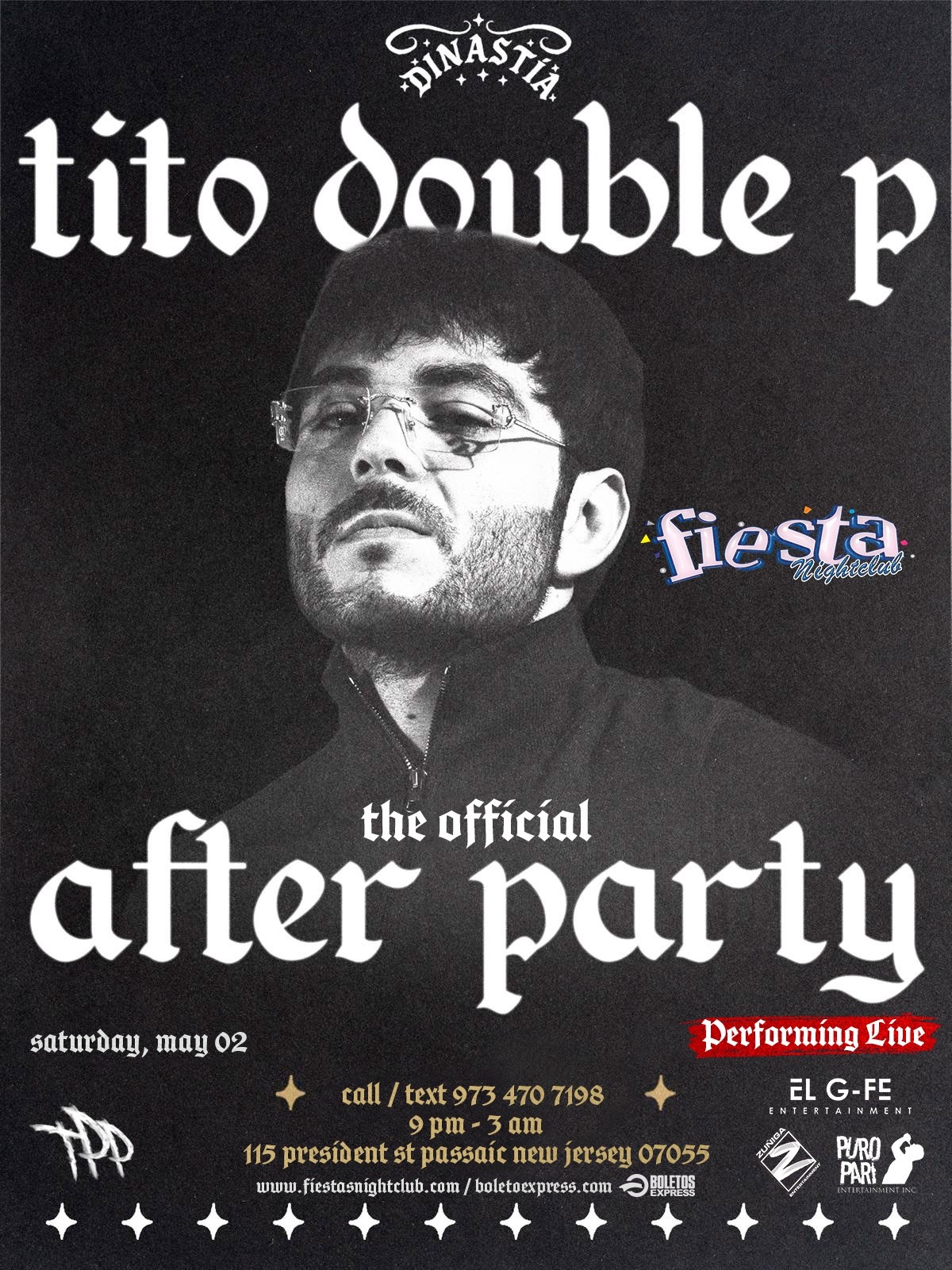TITO DOBLE P THE OFFICIAL AFTER PARTY