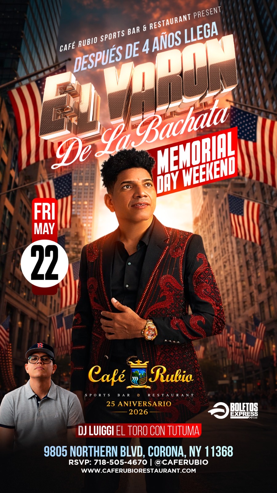 Buy tickets for EL VARÓN DE LA BACHATA EL VARÓN DE LA BACHATA