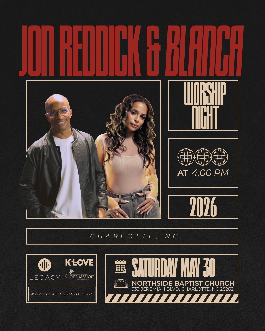 Buy tickets for Worship night with Jon Reddick + Blanca Worship night with Jon Reddick + Blanca