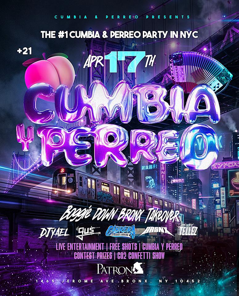 Buy tickets for Cumbia y Perreo Bronx Takeover Cumbia y Perreo Bronx Takeover