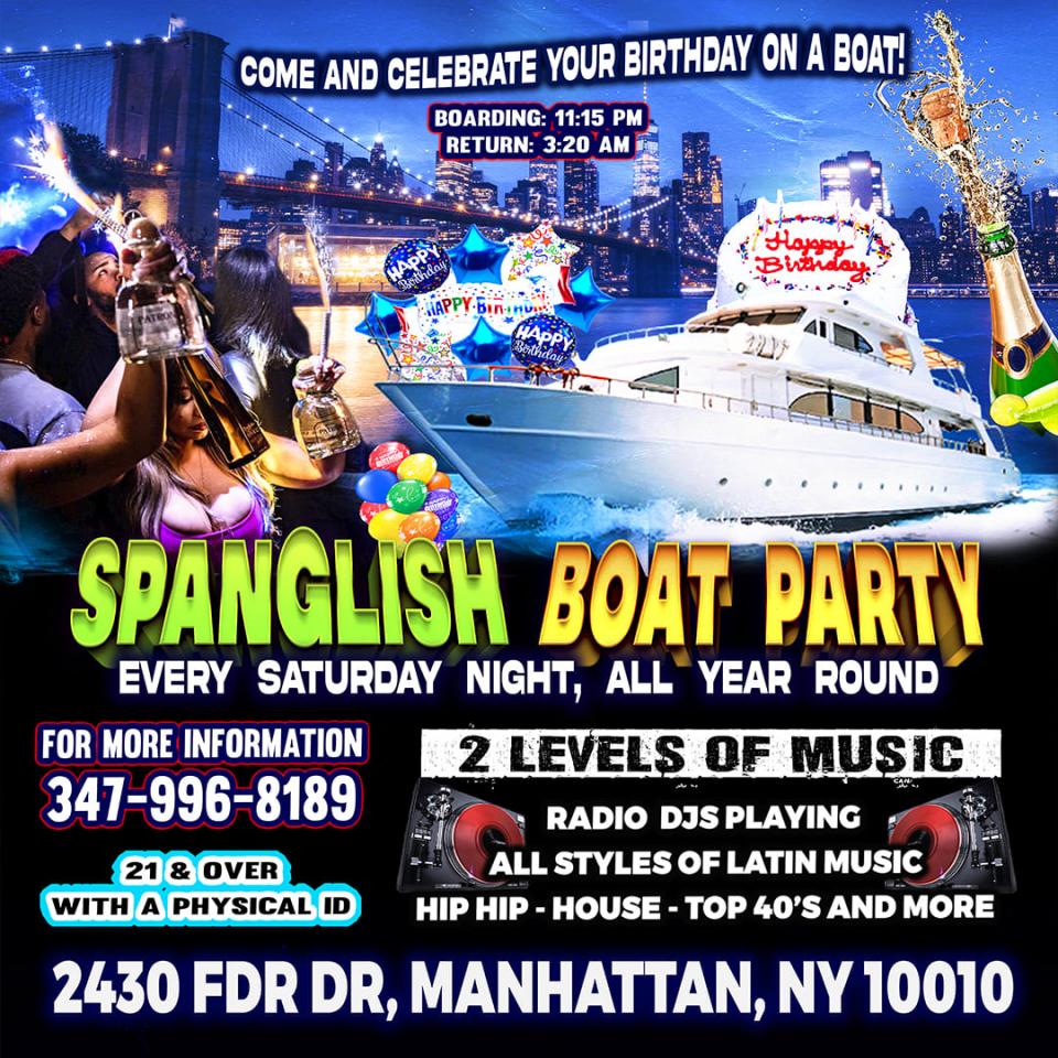 Buy tickets for Spanglish Boat Party Spanglish Boat Party