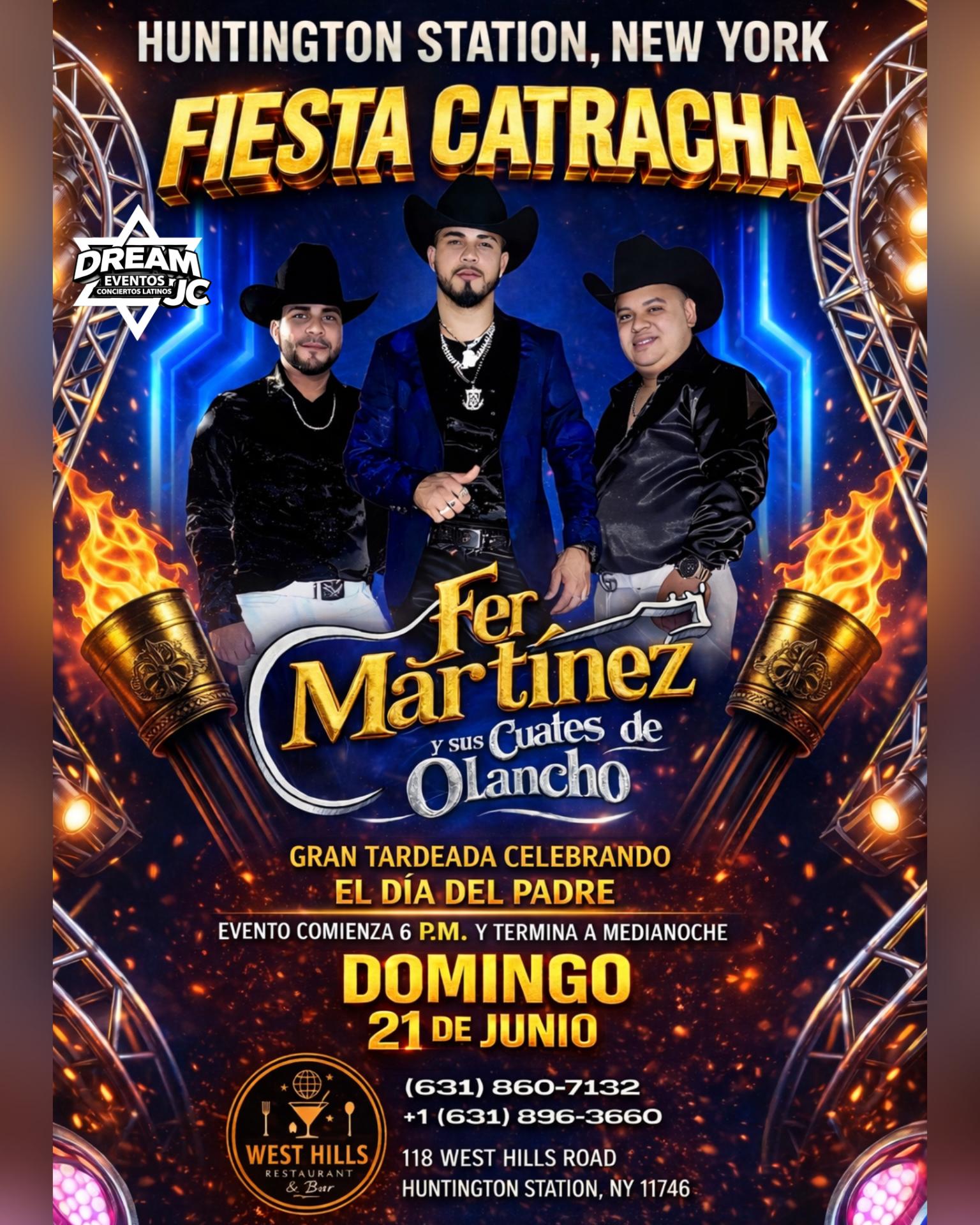 Buy tickets for Fer Martinez y sus cuates de Olancho / Una tardeada antes de medianoche Suffolk County NY Fer Martinez y sus cuates de Olancho / Una tardeada antes de medianoche Suffolk County NY