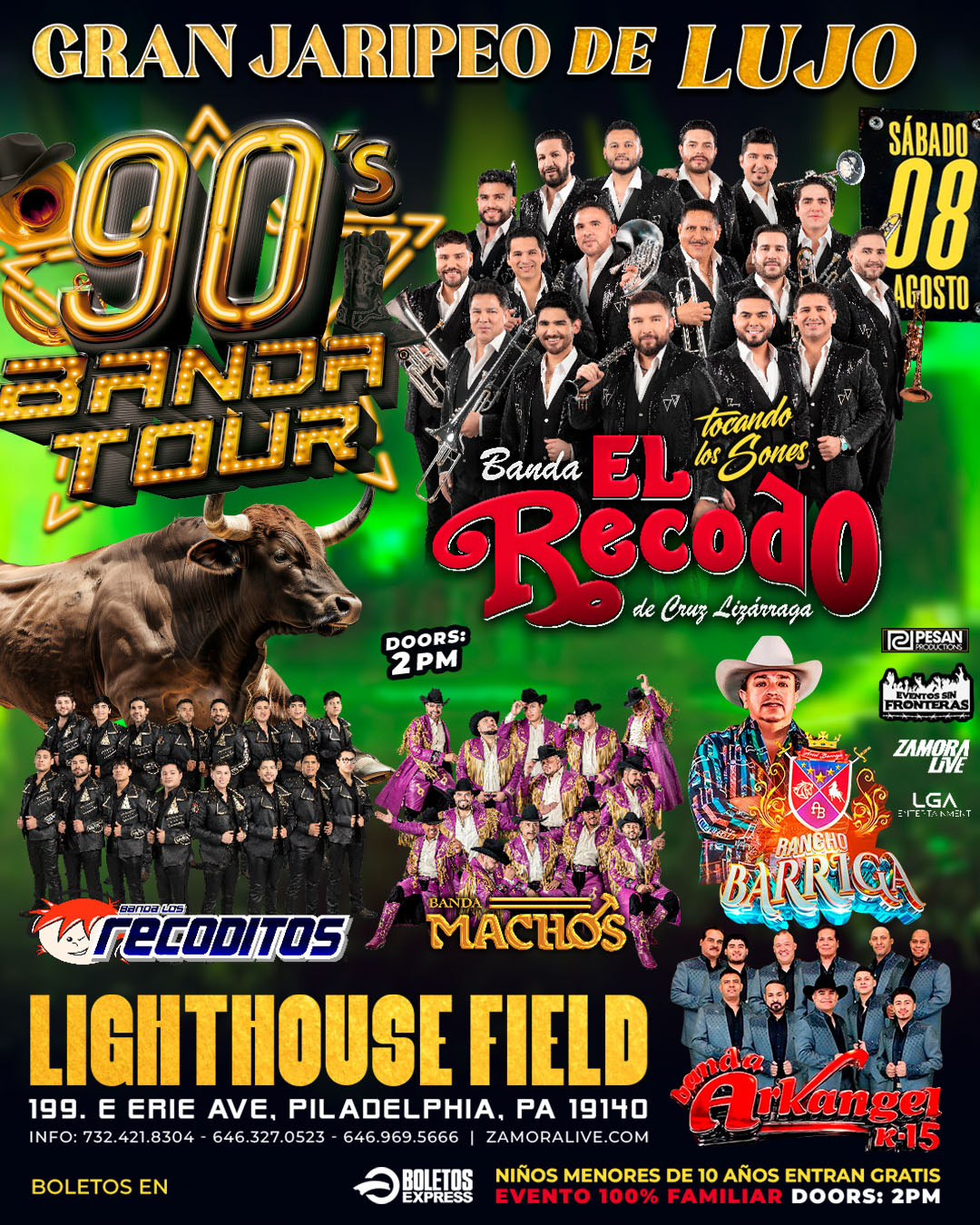 BANDA EL RECODO • BANDA LOS RECODITOS • BANDA MACHOS • RANCHO BARRIGA • BANDA ARKANGEL R-15