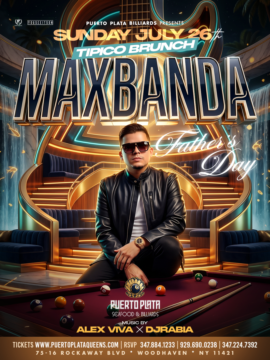 Buy tickets for FATHER'S DAY TIPICO BRUNCH FEATURING MAXBANDA FATHER'S DAY TIPICO BRUNCH FEATURING MAXBANDA