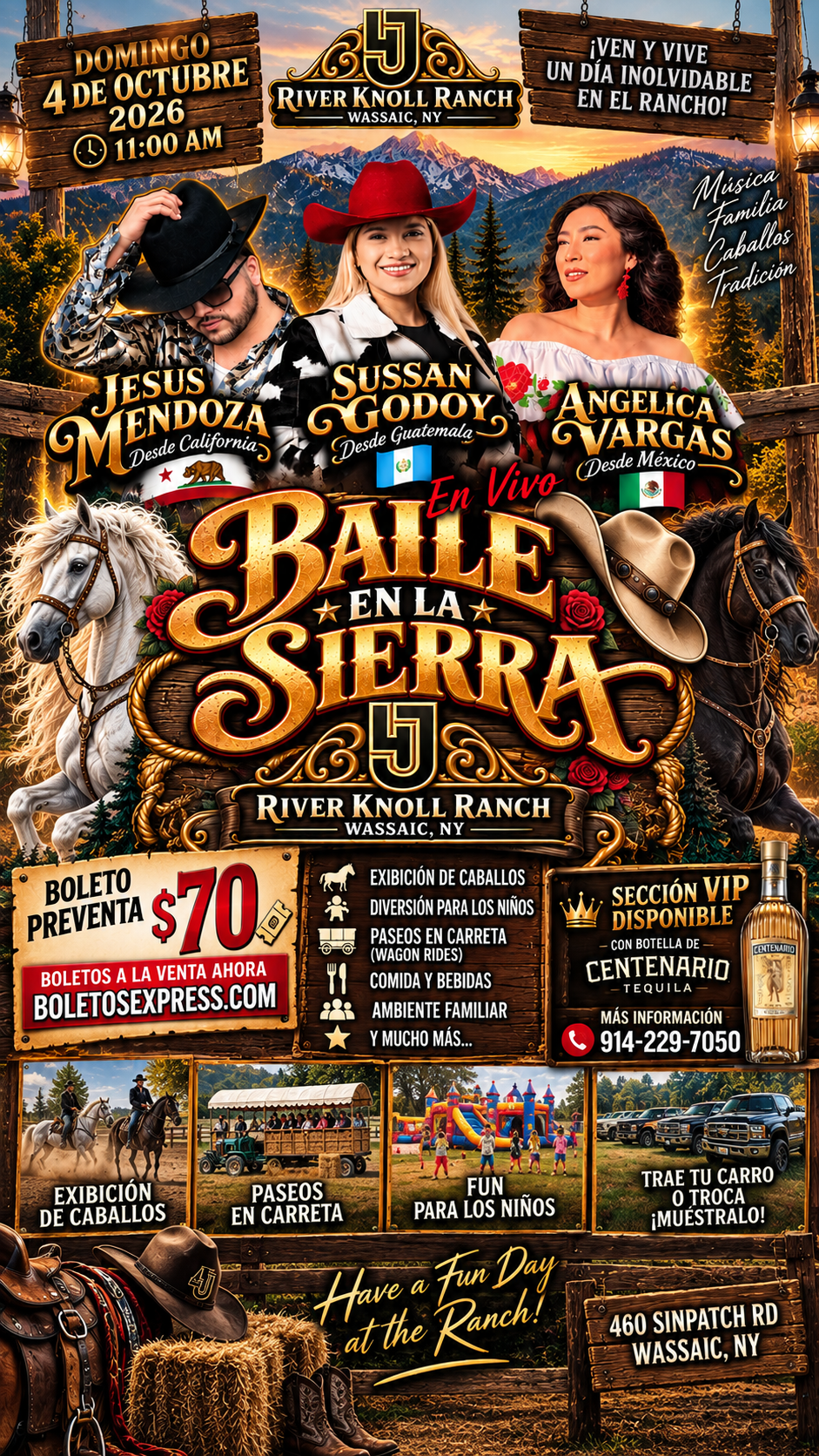 Baile en La Sierra ! Jesus Mendoza + Angelica Vargas + Sussan Godoy