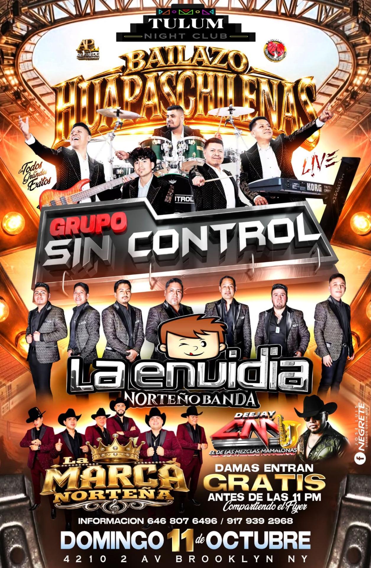 Buy tickets for GRUPO SIN CONTROL | LA ENVIDIA NORTEÑA | LA MARCA NORTEÑA GRUPO SIN CONTROL | LA ENVIDIA NORTEÑA | LA MARCA NORTEÑA